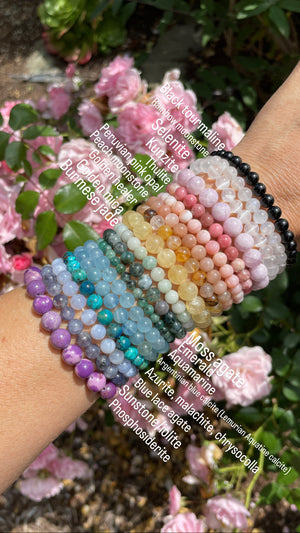 Handmade Crystal Bracelets in Custom Sizes