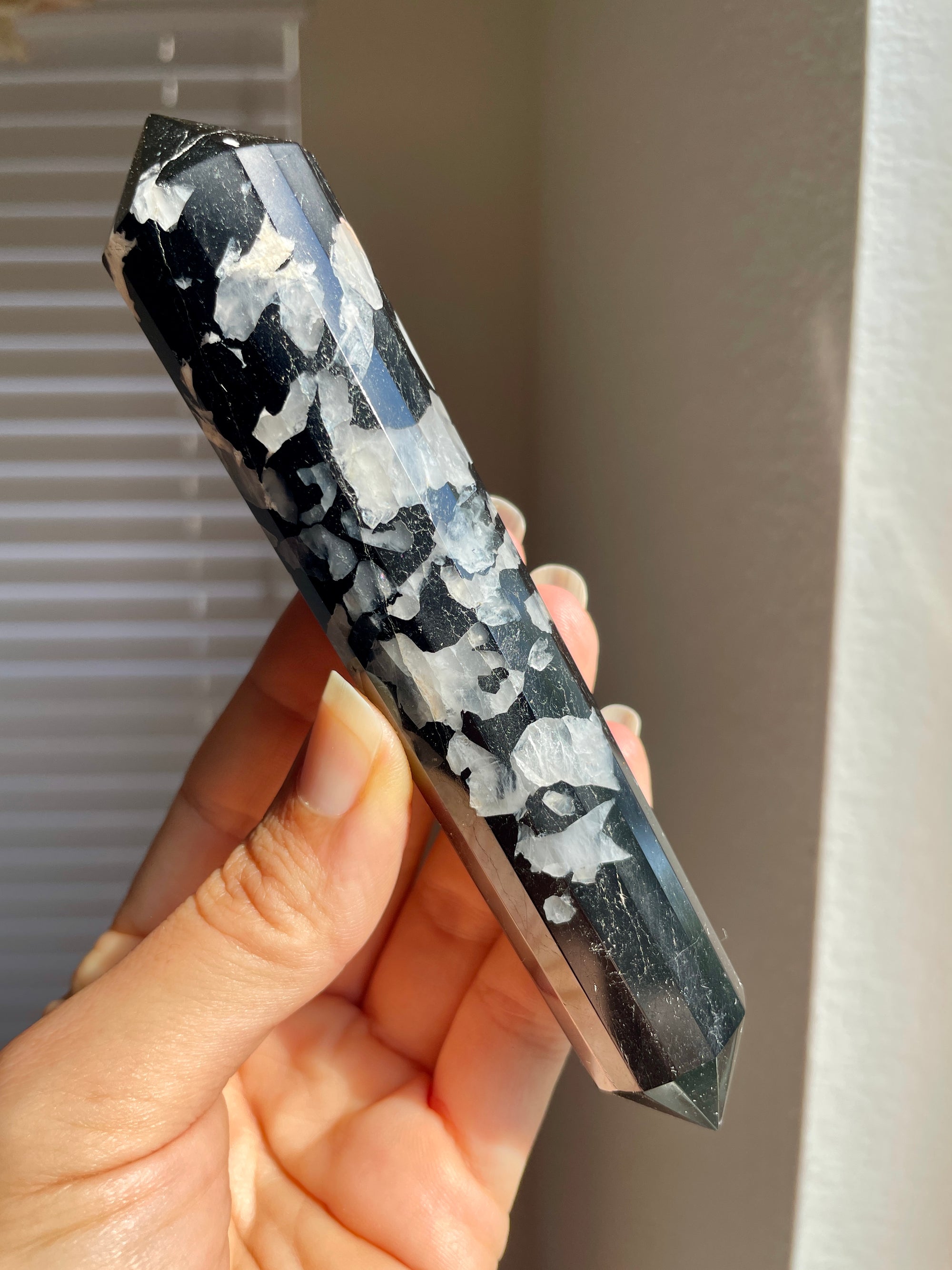 Black Tourmaline & Clear Quartz Vogel