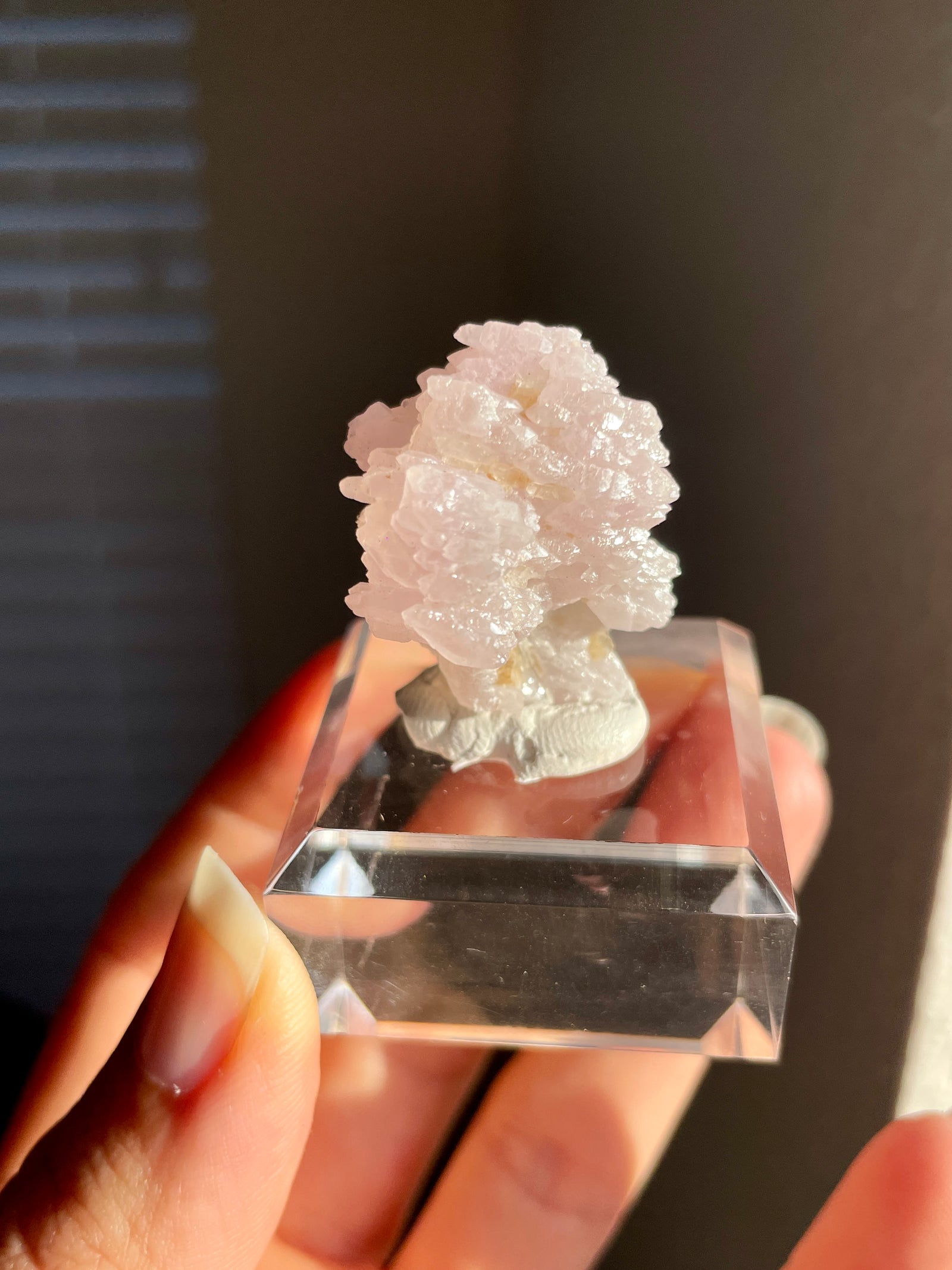 Crystallized Rose Quartz