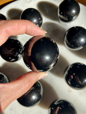 Russian Petrovsky Shungite Spheres ~ 2 Sizes
