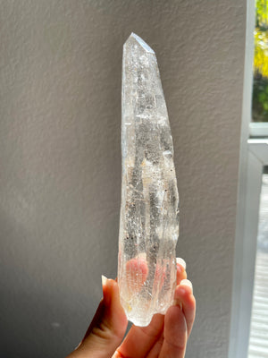 Etched Diamantina Quartz Wand
