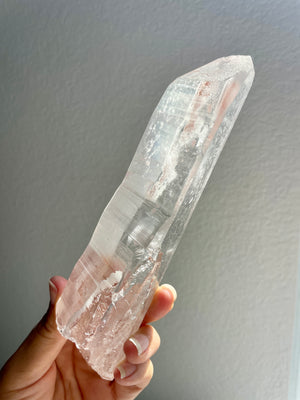 Pink Lemurian Quartz Point