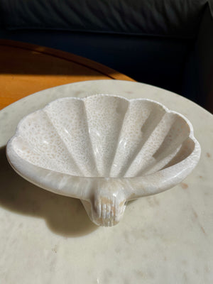 Scolecite Shell Bowl