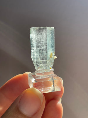 Aquamarine with Mica