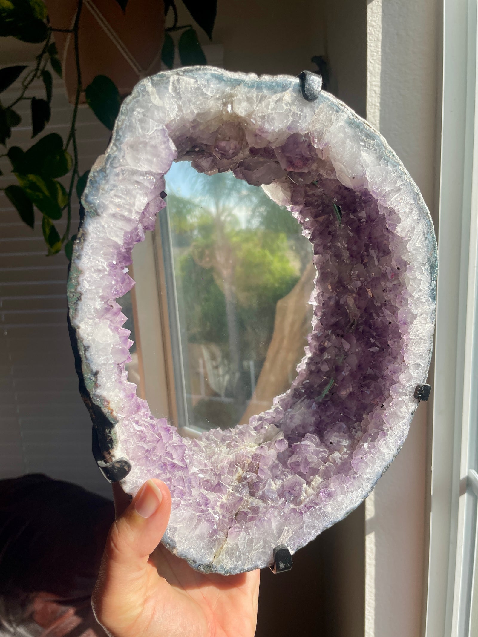 Amethyst Portal Mirror