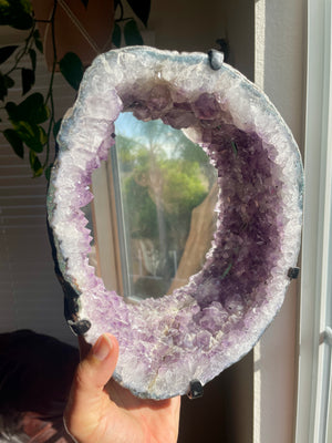 Amethyst Portal Mirror