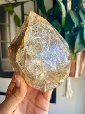 Massive New York Herkimer Diamond with Breathtaking Rainbows