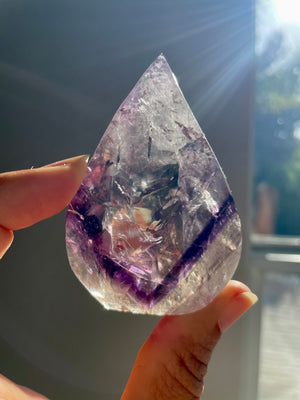 Amethyst Phantom Flame with Rainbows