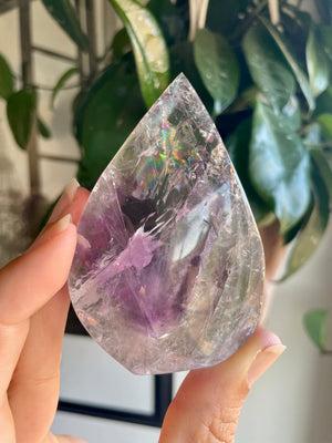 Amethyst Phantom Flame with Rainbows