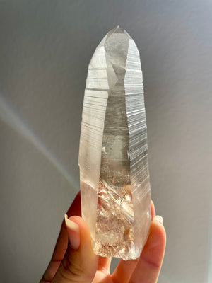 Smoky Lemurian Quartz with Self Healing