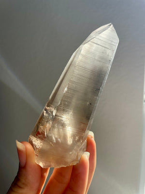 Smoky Lemurian Quartz with Self Healing
