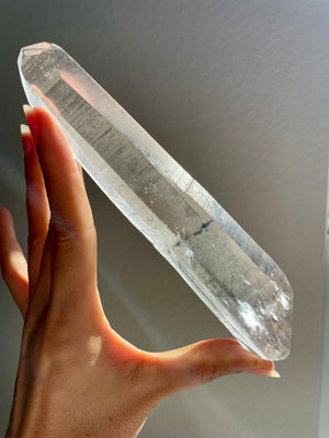 Double Terminated Lemurian with Carbon Phantoms