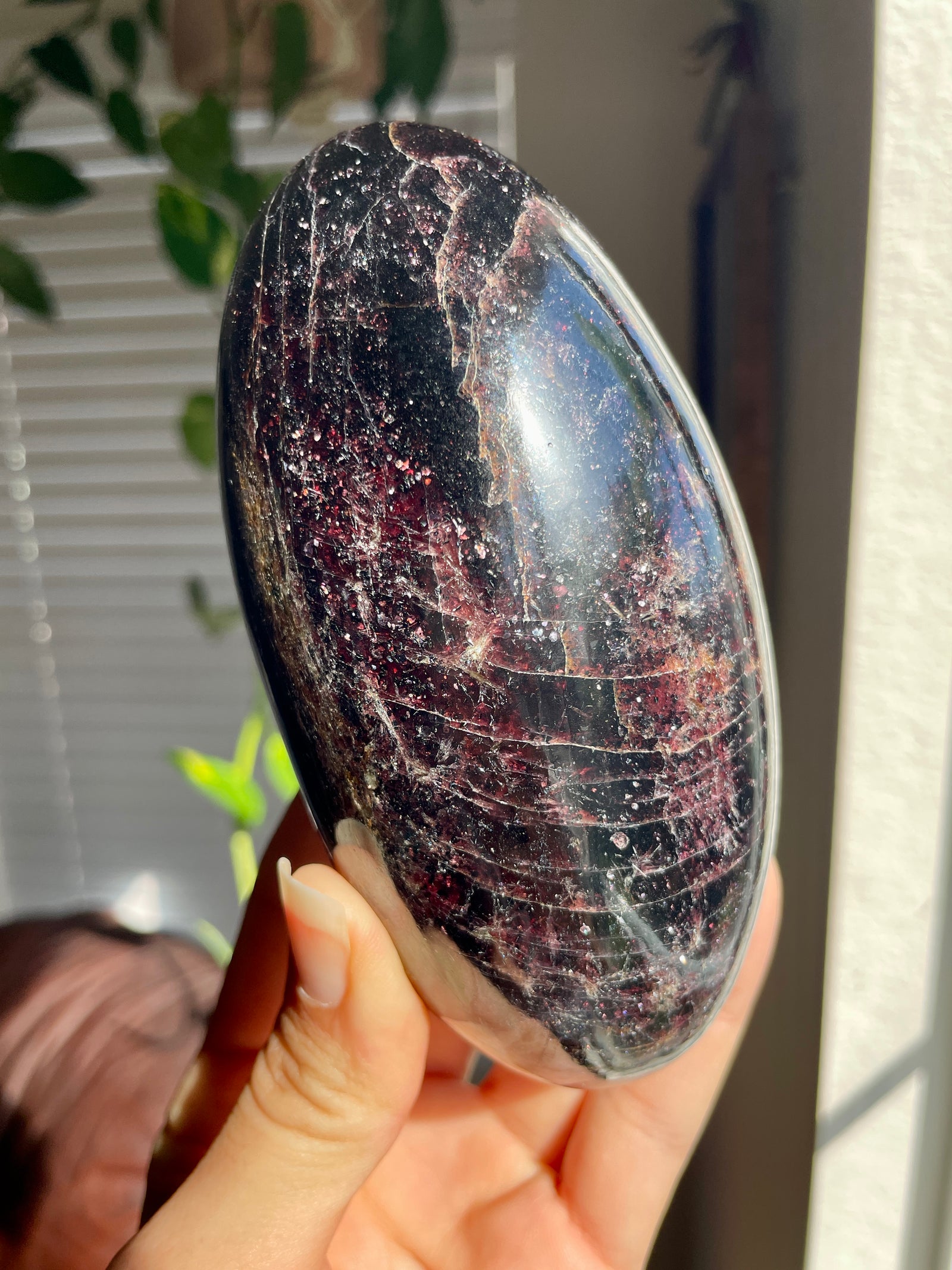 Almandine Garnet Shiva from India
