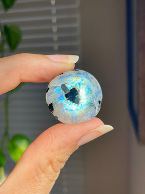 Rainbow Moonstone Cabochon