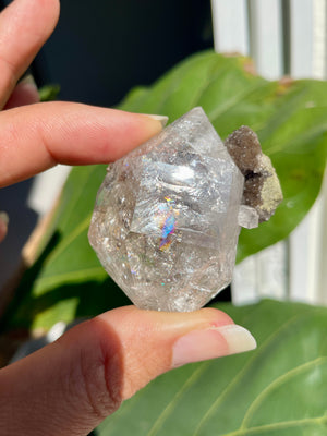 New York Herkimer Diamond with Druzy