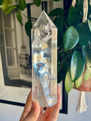 Himalayan Quartz Tower with Rainbows