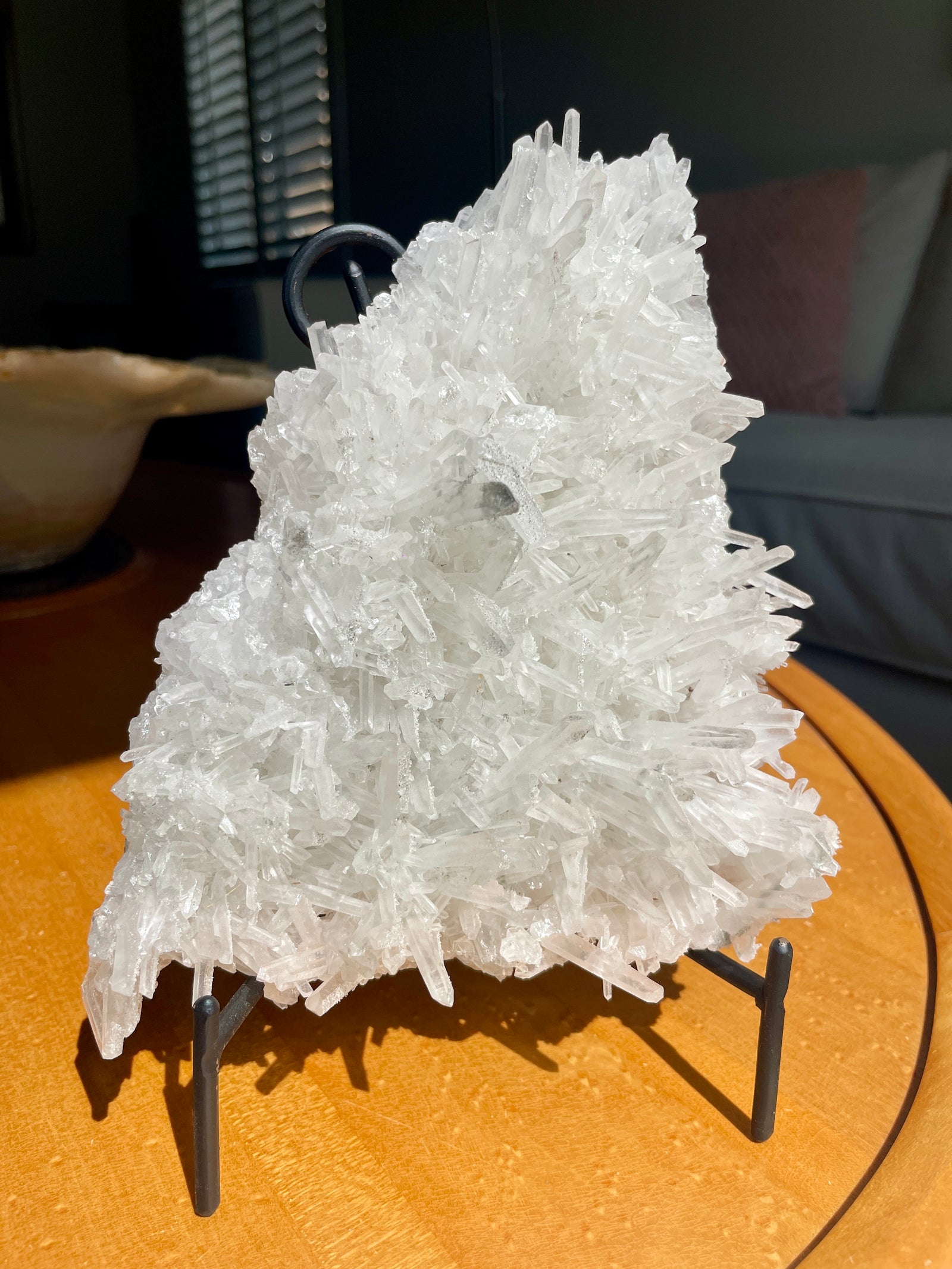 Quartz Cluster with Stand from Bulgaria