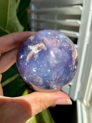 Violet Agate Sphere