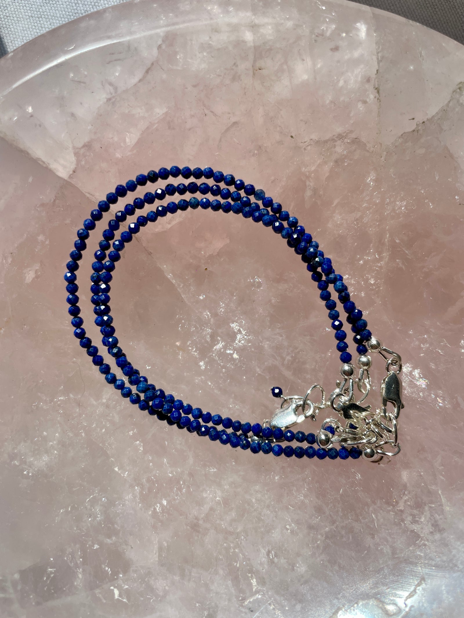 Lapis Lazuli Bracelet in Sterling Silver