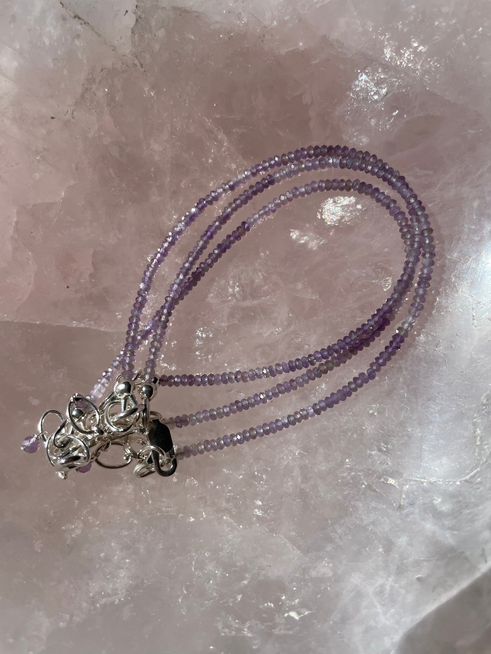 Amethyst Small Bracelet in Sterling Silver