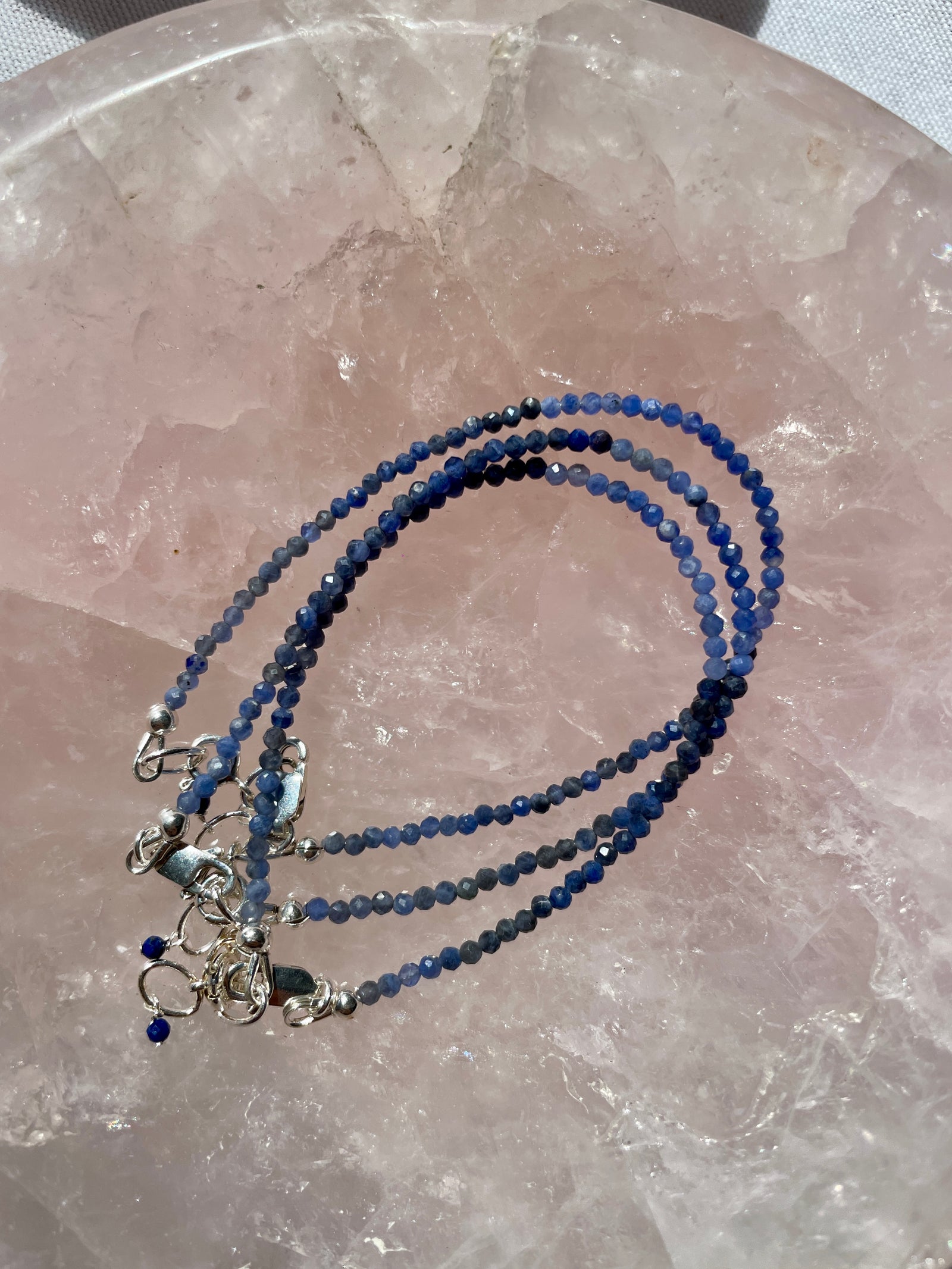 Sodalite Bracelet in Sterling Silver