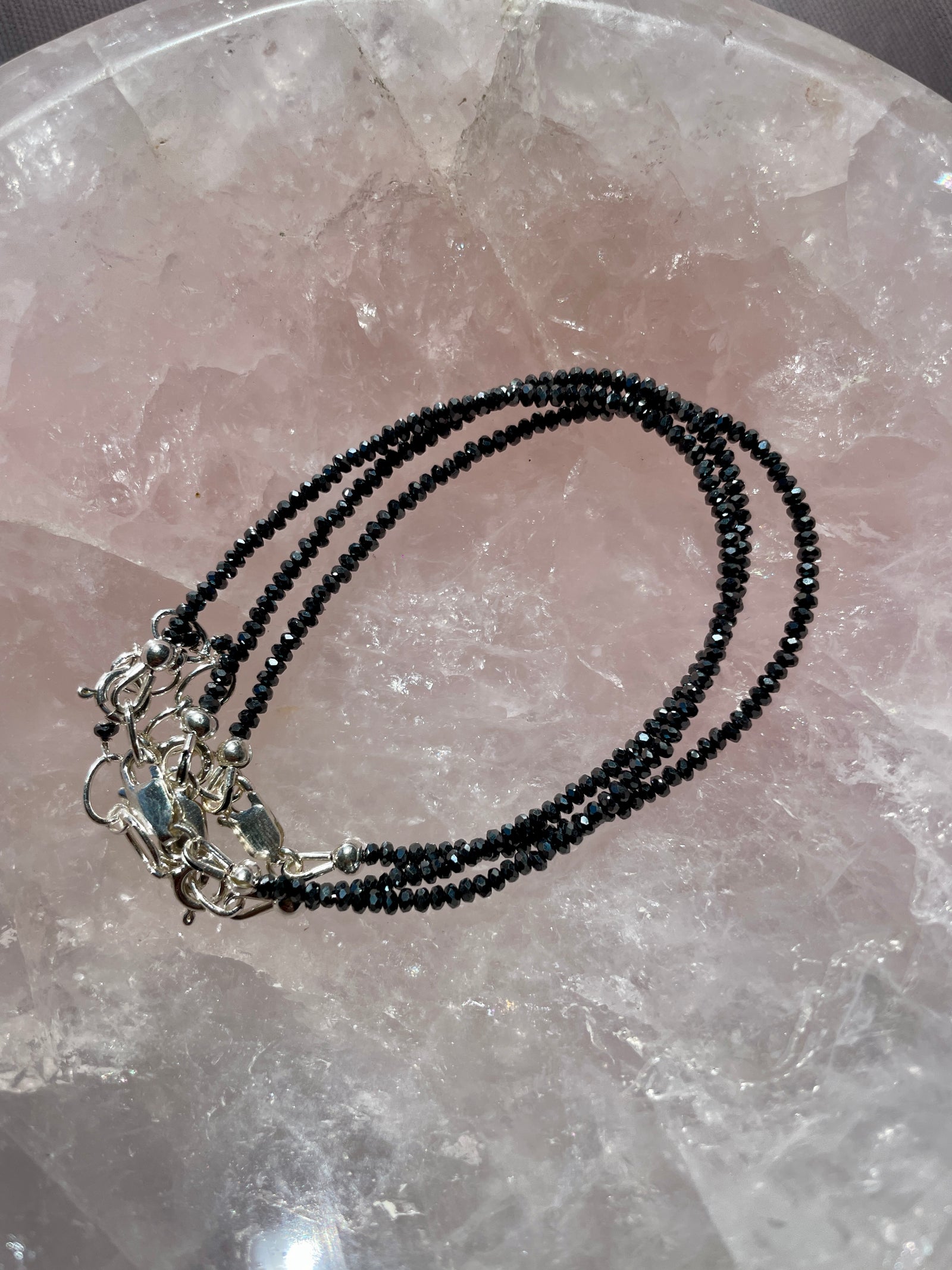 Hematite Bracelet in Sterling Silver