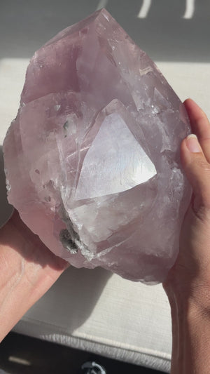 Double Terminated Balmat Calcite with Custom Acrylic Stand