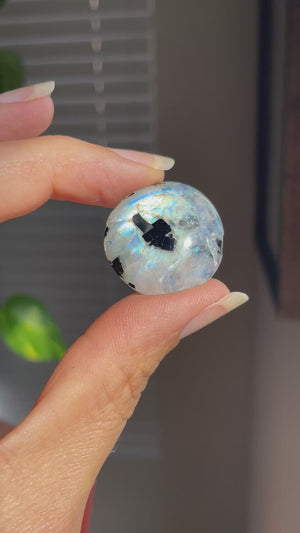 Rainbow Moonstone Cabochon