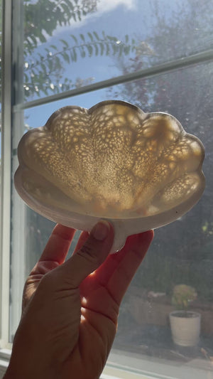 Scolecite Shell Bowl