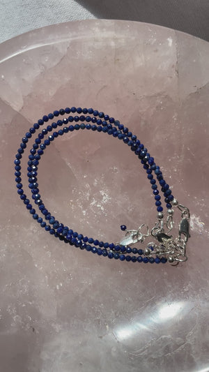 Lapis Lazuli Bracelet in Sterling Silver