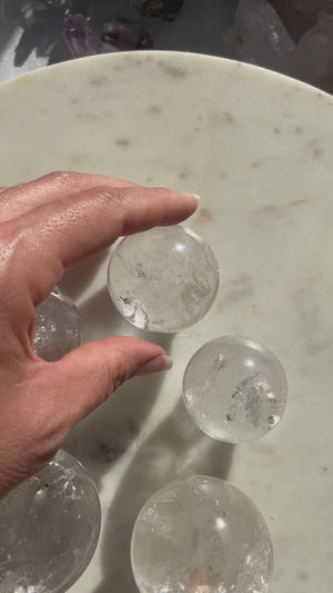 Lemurian Quartz Sphere ~ You Pick