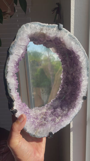 Amethyst Portal Mirror