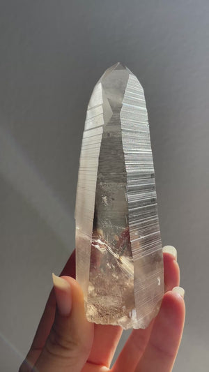 Smoky Lemurian Quartz with Self Healing
