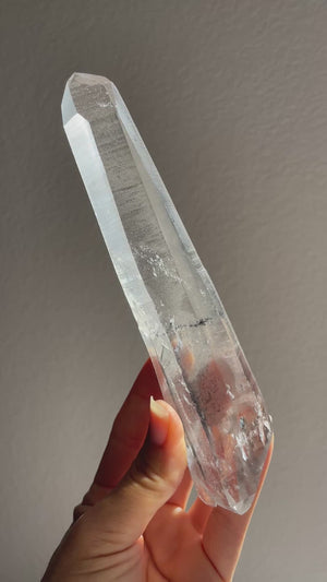 Double Terminated Lemurian with Carbon Phantoms