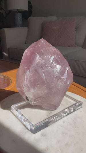 Double Terminated Balmat Calcite with Custom Acrylic Stand