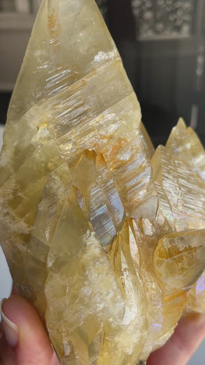 Missouri Calcite with Chalcopyrite
