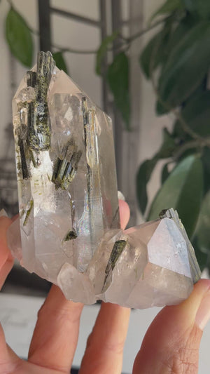 Quartz and Epidote from Brazil