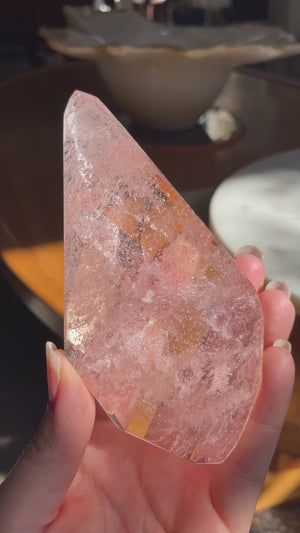 Morganite Faceted Freeform