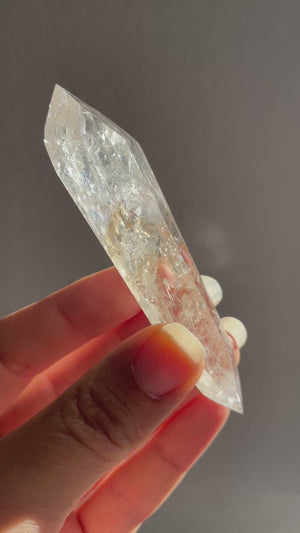 Double Terminated UV Reactive Powellite Phantom Quartz~You Pick