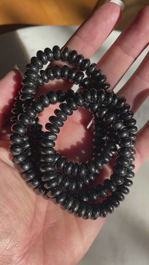 Russian Petrovsky Shungite Rondel Bracelet