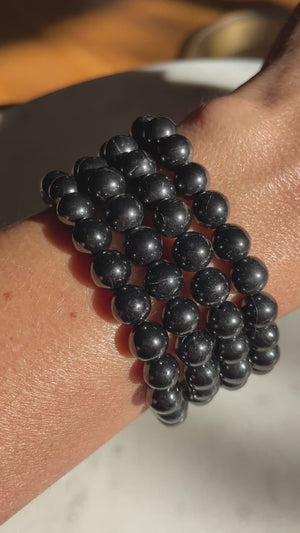 Russian Petrovsky Shungite Round Bracelet