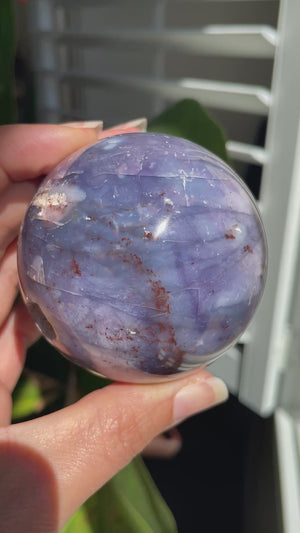 Violet Agate Sphere