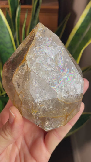 Massive New York Herkimer Diamond with Breathtaking Rainbows
