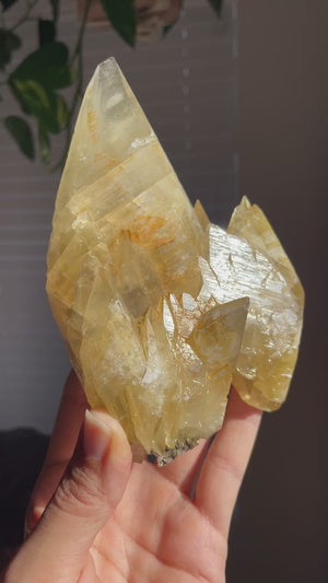 Missouri Calcite with Chalcopyrite