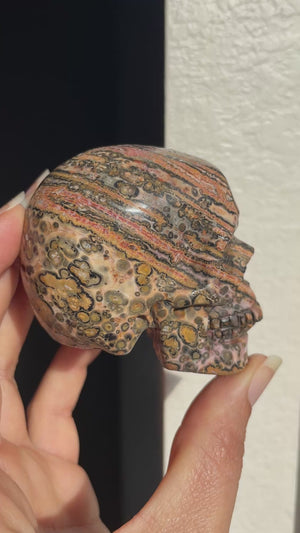 Ocean Jasper Skull