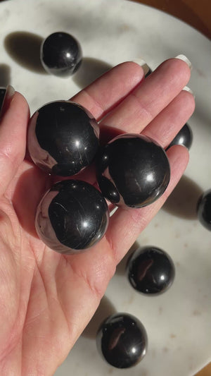 Russian Petrovsky Shungite Spheres ~ 2 Sizes