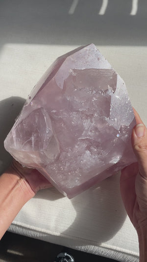 Double Terminated Balmat Calcite with Custom Acrylic Stand