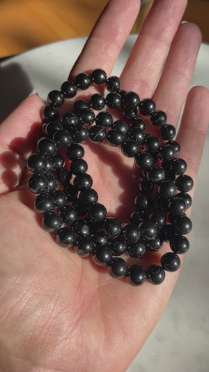 Russian Petrovsky Shungite Round Bracelet