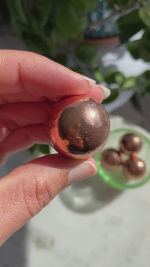 Copper Ore Sphere ~ Small